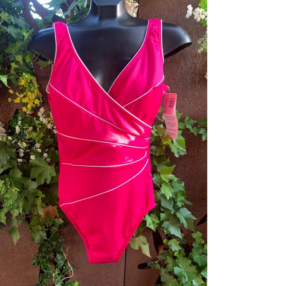 Miraclesuit Fuchsia One Piece Swimsuit